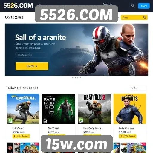 Análise das ofertas de jogos no site 5526.COM
